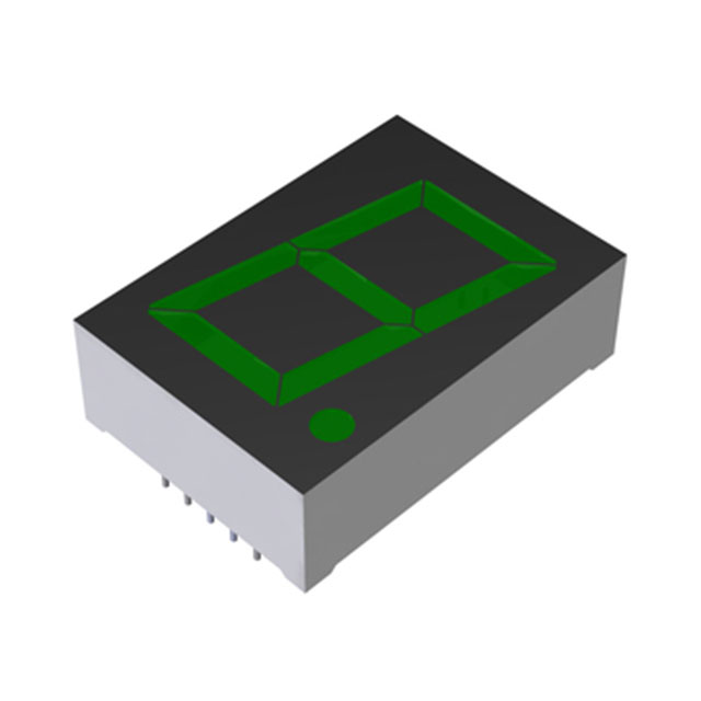 DISPLAY 7-SEG 1" SGL GREEN 10DIP【LA-101MA】