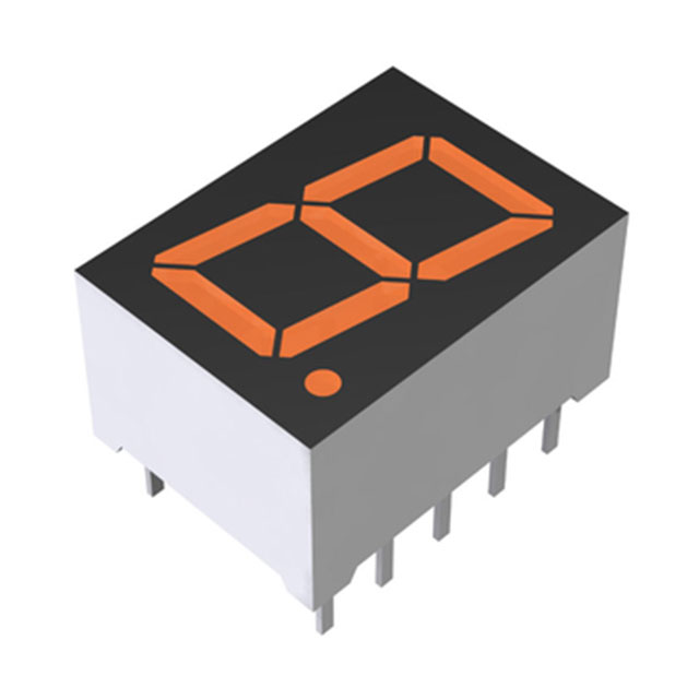 DISPLAY 7-SEG 0.4" SGL ORG 10DIP【LAP-401DD】