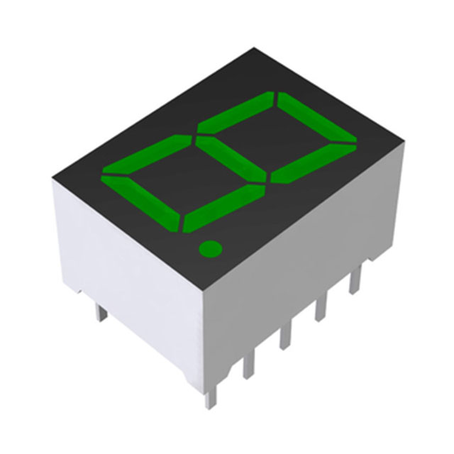 DISPLAY 7SEG 0.4" SGL GRN 10DIP【LAP-401MD】