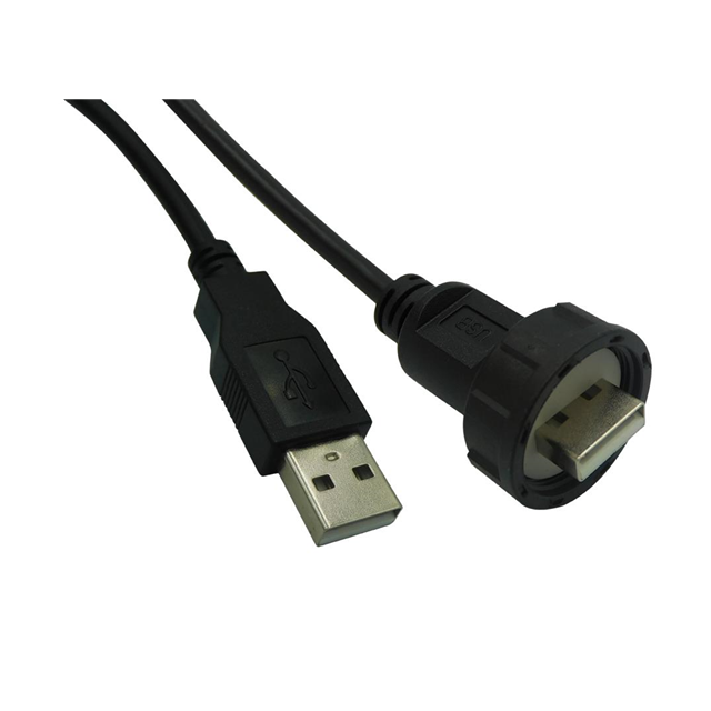 CBL USB2.0 A PLUG-A PLUG W/COUPL【67U2AC-006-K】