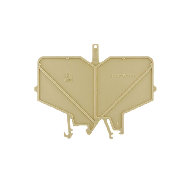 CONN TERM BLK RETAIN PLATE BEIGE【0485760000】