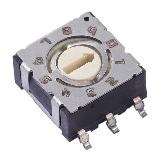 SWITCH ROTARY DIP BCD 0.1A 50V【220AMA10R】