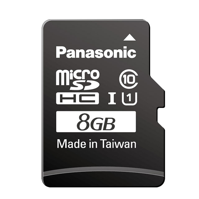 【RP-SMGA08DA1】MEM CARD MICROSDHC 8GB CLS10 MLC