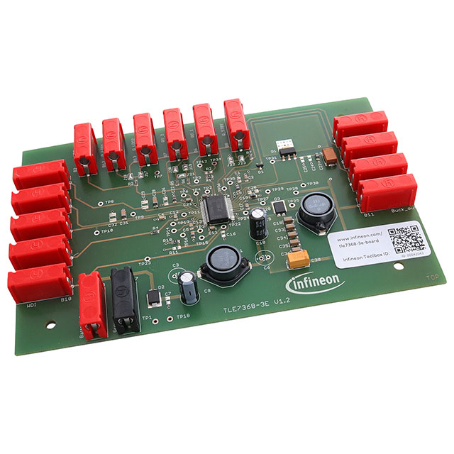 【DEMOBOARDTLE73683ETOBO1】EVAL BOARD FOR TLE7368-3E