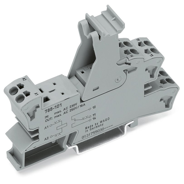 【788-103】RELAY SOCKET; 2 CHANGEOVER CONTA
