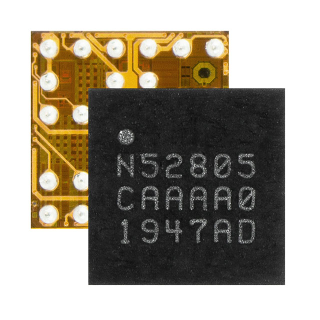 IC RF TXRX+MCU BLE 28WLCSP【NRF52805-CAAA-R7】