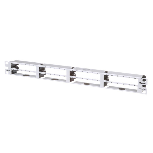 【QSP48HDWH】QN PATCH PANEL FOR SHIELDED CASS