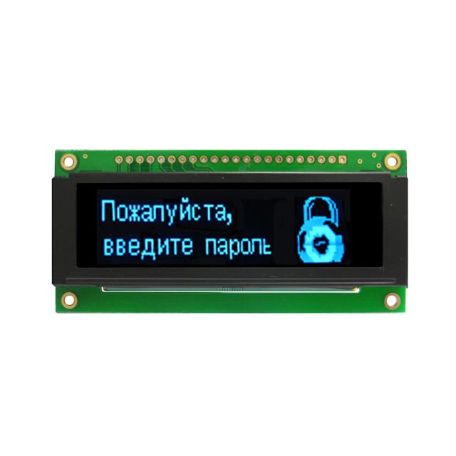 【NHD-2.8-25664UMB3】GRAPHIC DISPLAY OLED BLUE 2.8"