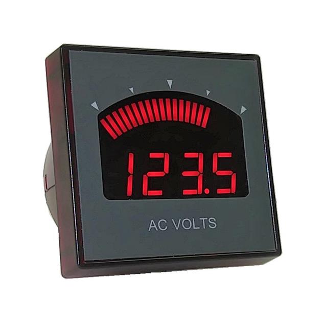 【DMR35-ACV1-AC1-R】VOLTMETER 0-50VAC LCD PANEL MNT