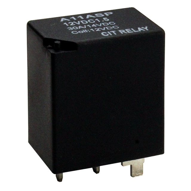 【A11ASP12VDC1.5R】RELAY AUTOMOTIVE SPST 30A 12V