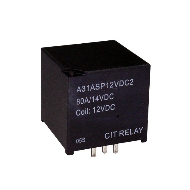 【A31ASP12VDC2】RELAY AUTOMOTIVE SPST 80A 12V