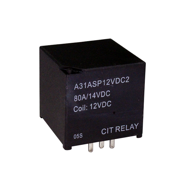 【A31ASP12VDC2R】RELAY AUTOMOTIVE SPST 80A 12V[トレイ]