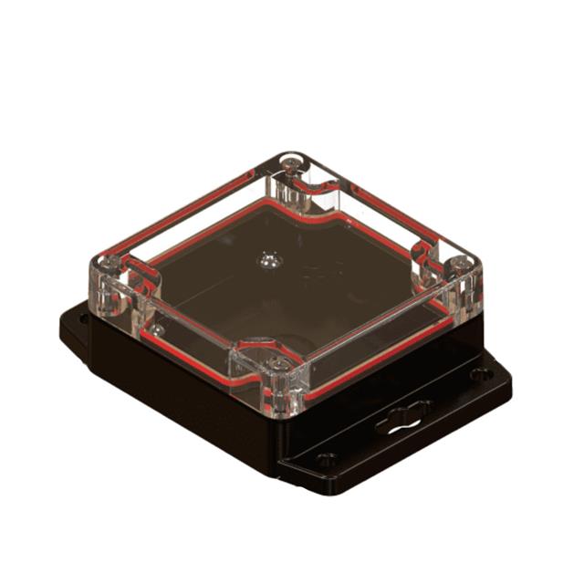 【RBF33P06C08B】PLASTIC BOX ENCLOSURE WITH FLANG