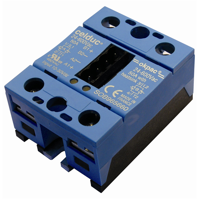 SSR RELAY SPST-NO 50A 24-600V【SOB965660】