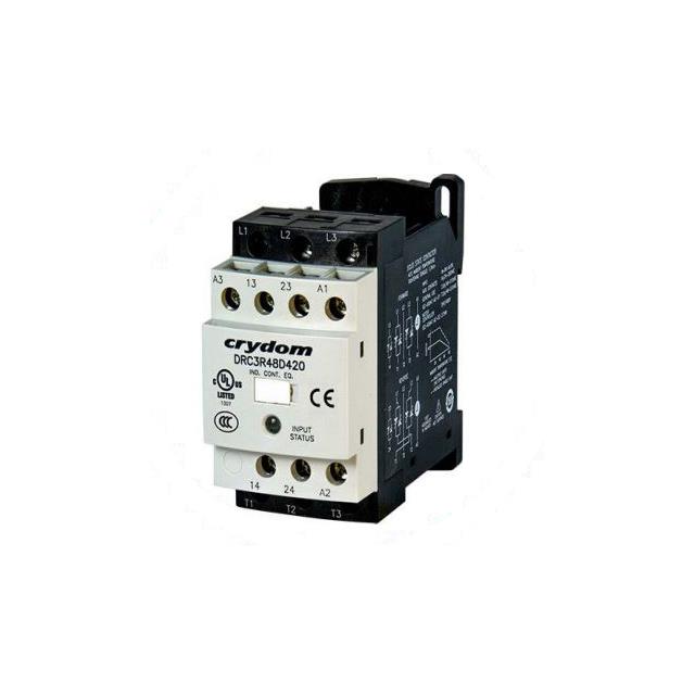 【DRC3R40C420】SSR RELAY 3PST-NO 7.6A 48-415V
