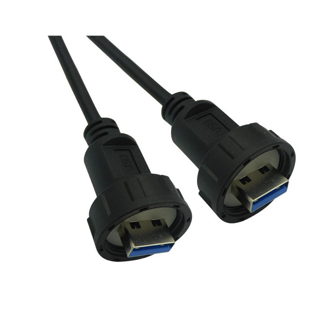 【67U3AA-006-K】CBL A PLUG TO A PLUG W/COUPL 6'