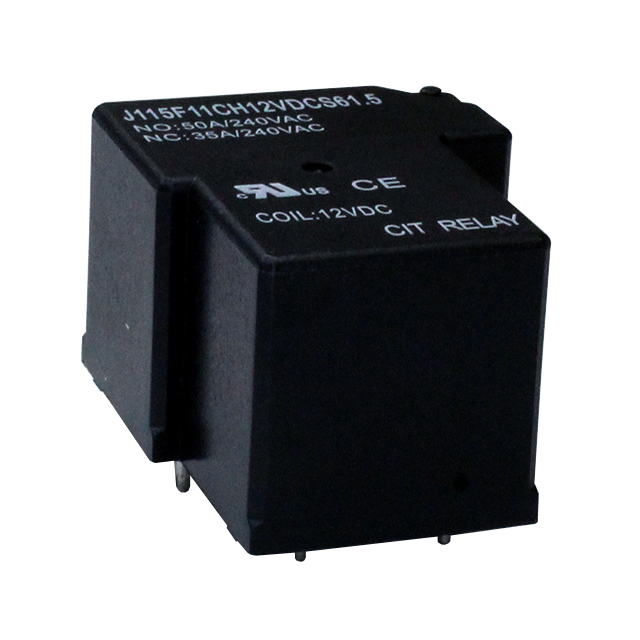 RELAY GEN PURPOSE SPDT 50A 12V【J115F11CH12VDCS61.5】