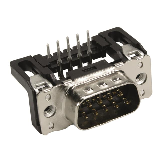 CONN D-SUB PLUG 9POS R/A SOLDER【09651236802】