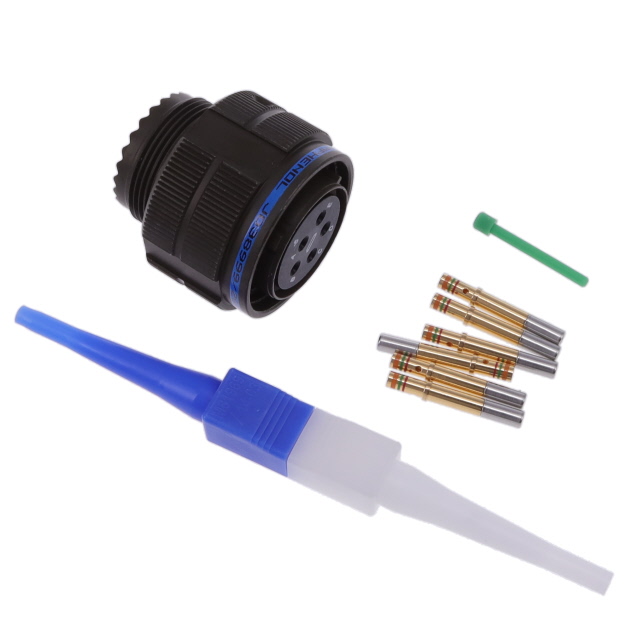 【D38999/26WD5SN】CONN PLUG FMALE 5POS GOLD CRIMP