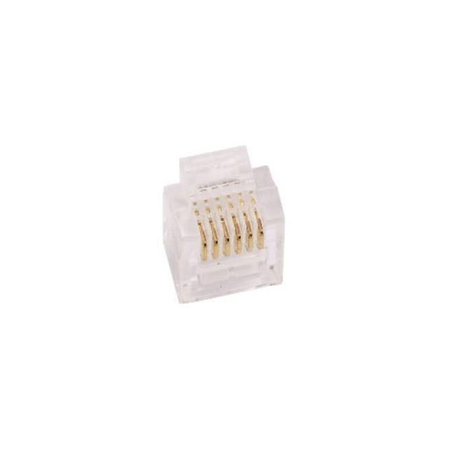 6P6C UNSHLD PLG RND CBL 1=10PCS【MHRJ126P6CR】