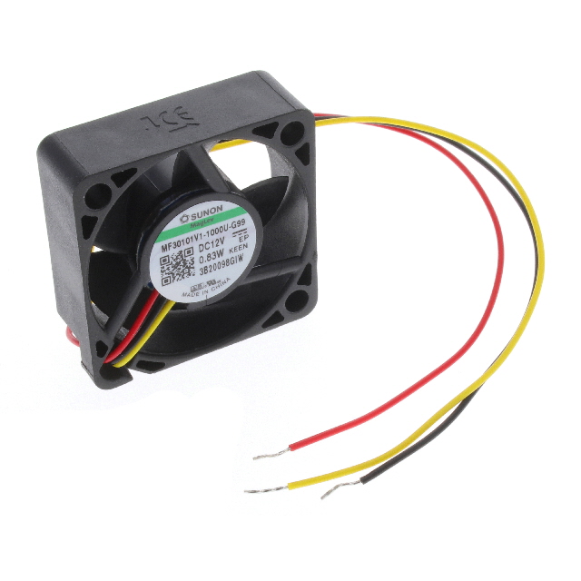 【MF30101V1-1000U-G99】FAN AXIAL 30X10MM 12VDC WIRE