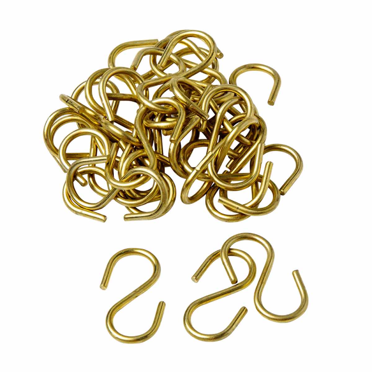 1.50 OD BRASS S-HOOK【23304】