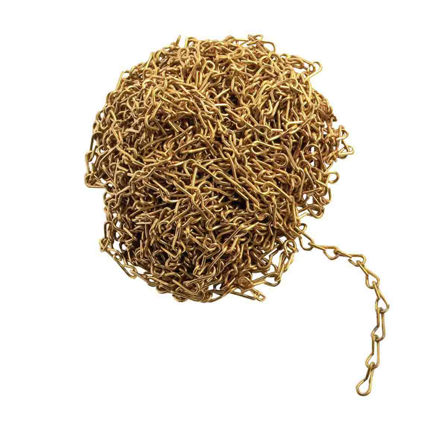 BRASS, JACK CHAIN, 50FT/PKG, NO.【23308】
