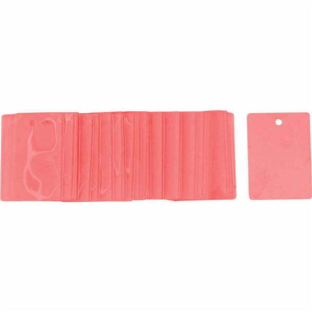 RED LAMINATOR POUCHES 3.5X 2.5【23321】