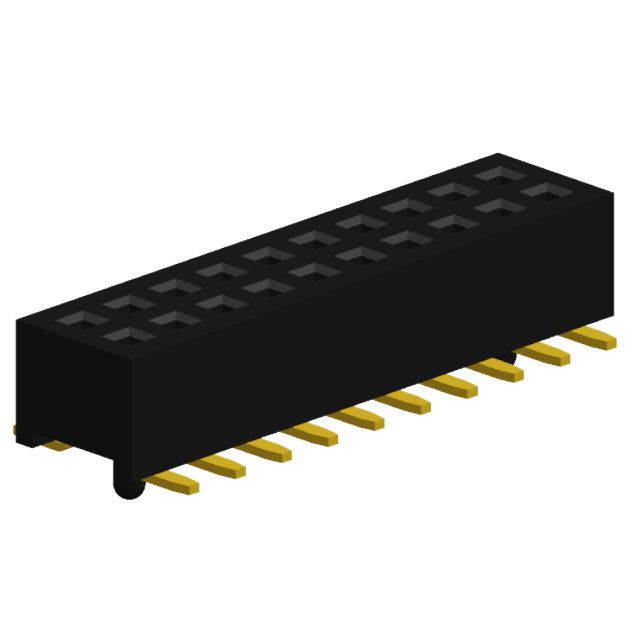 FEMALE HEADER VERTICAL 20POS SMD [digi-reel品] FHBD-SS020G1NBWL-FA4 -製 ...