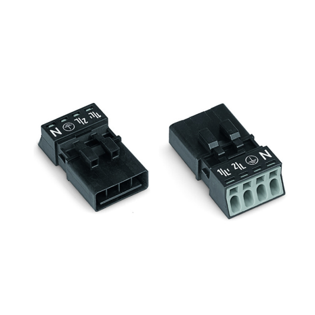 【890-214】TERM BLOCK PLUG 4POS 4.40MM