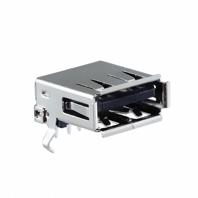 【USB-A-S-F-B-TH】CONN RCPT USB2.0 TYPEA 4POS R/A