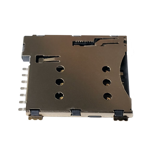 CONN MICRO SIM CARD R/A SMD【MSCCP-A1-06-SG-SW-T/R】