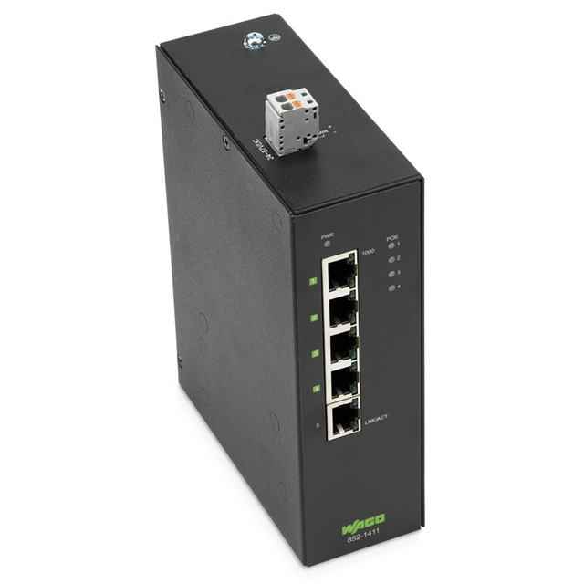 INDUSTRIAL-ECO-SWITCH; 5-PORT 10【852-1411】