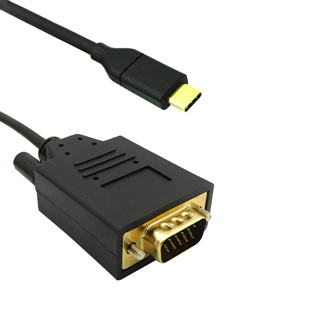 【BC-VC006F】CBL ASSY USB-C M-DSUB 15P F 6'