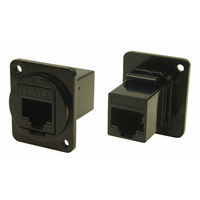 【CP30222M3B】FT BLACK METAL CAT6 RJ45 M3