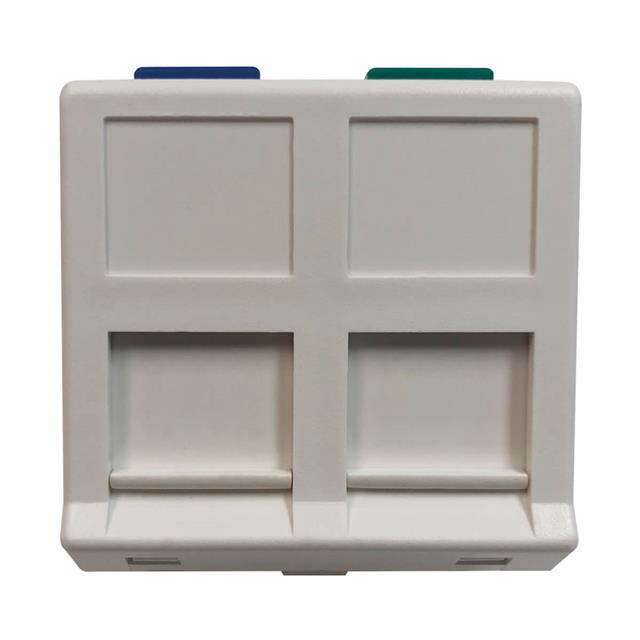2-PORT EUROPEAN-STYLE INSERT, UN【N042E-WM2-SAT】
