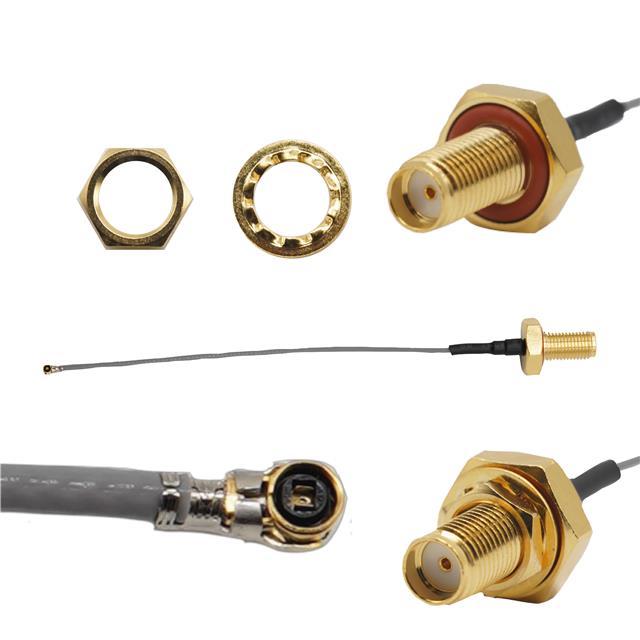 【ASMGA003XC113S11】COAX CBL SMA TO MHF4 1.1"