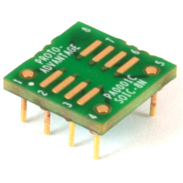 SOIC-8 TO DIP-8 SMT ADAPTER (1.2【PA0001C】