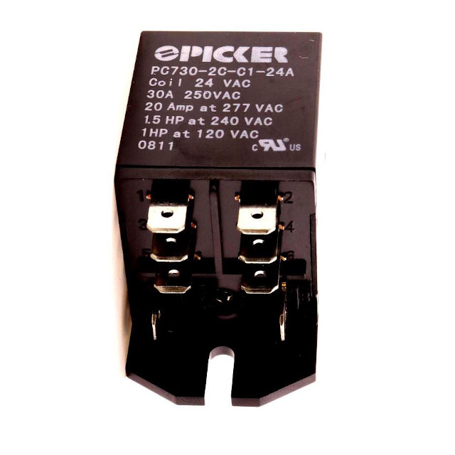 RELAY GEN PURPOSE DPDT 30A 24V【PC730-2C-C1-24A】