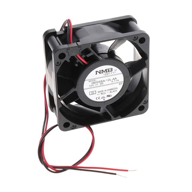 【06025SA-12L-AA-D0】FAN AXIAL 60X25MM 12VDC WIRE