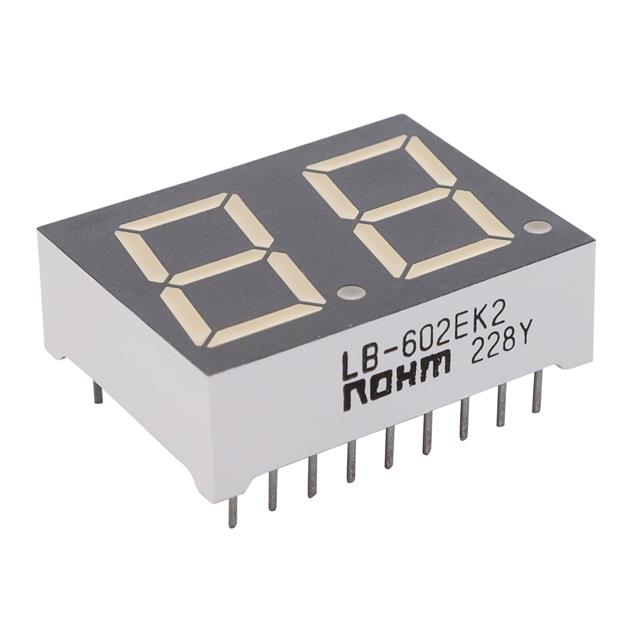 【LB-602EK2】TWO DIGIT LED NUMERIC DISPLAYS: