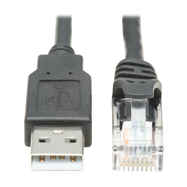 CBL ASSY USB-A M TO RJ45 M 6'【U009-006-RJ45-X】