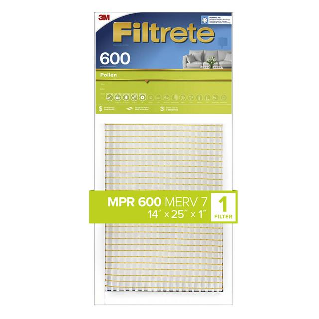 FILTRETE POLLEN AIR FILTER 14"X【9834-4】