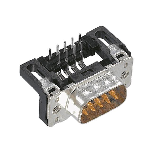 CONN D-SUB PLUG 9POS R/A SOLDER【09651227800】