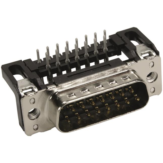 CONN D-SUB PLUG 15POS R/A SOLDER【09652237801】