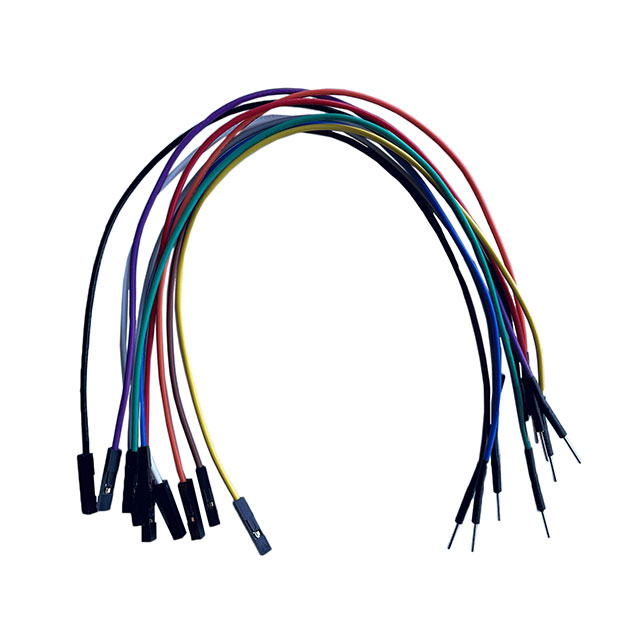 【TW-MF-10C】10-PACK MULTI-COLOR JUMPER WIRES