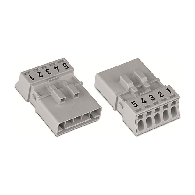 【890-255】TERM BLOCK PLUG 5POS 4.40MM