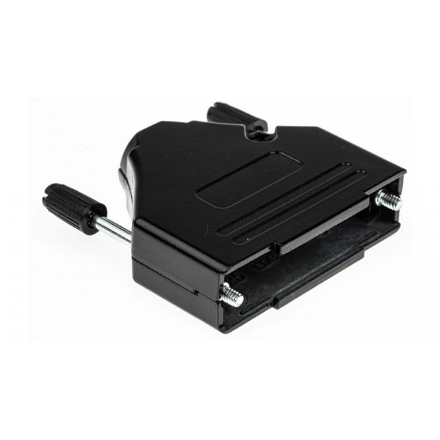 9 WAY D-SUB HOOD DIE CAST BLACK【MHDTZK9-BK-RA-PC-BK-K】