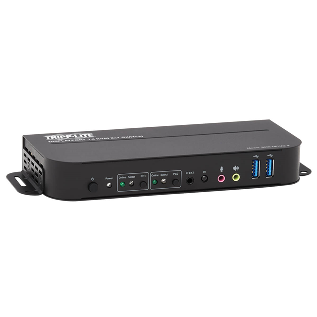 【B005-DPUA2-K】2-PORT DISPLAYPORT/USB KVM SWITC