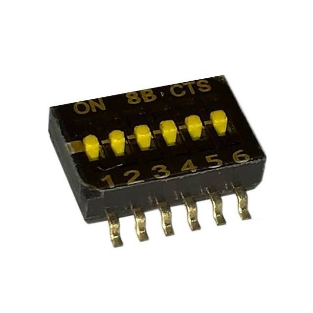 【218-6LPSTR】SWITCH SLIDE DIP SPST 0.025A 24V [digi-reel品]